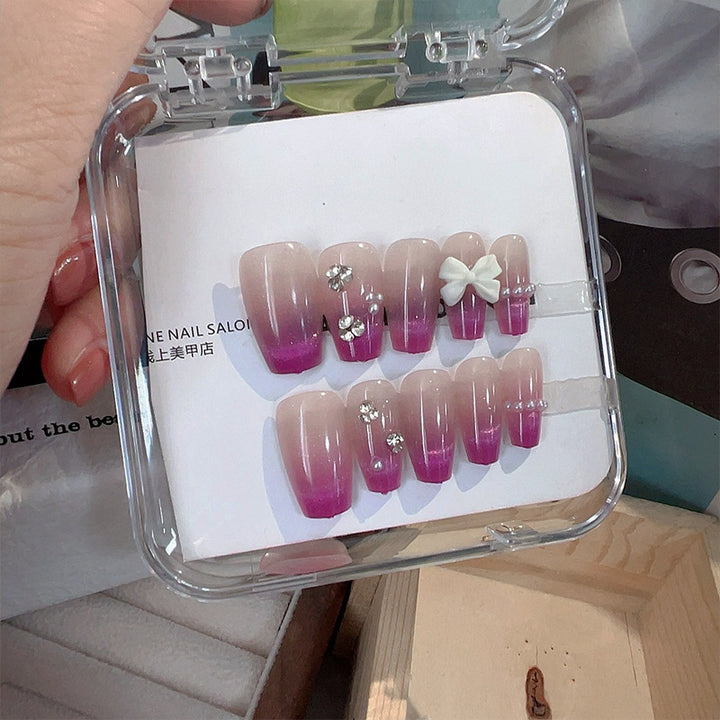 Glamorous Ombre Decorative Press-On Nail Set Kalsten