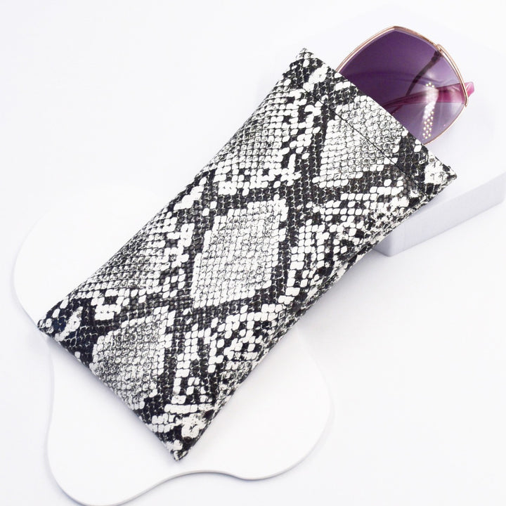 Stylish Snake Print Eyewear Case Kalsten