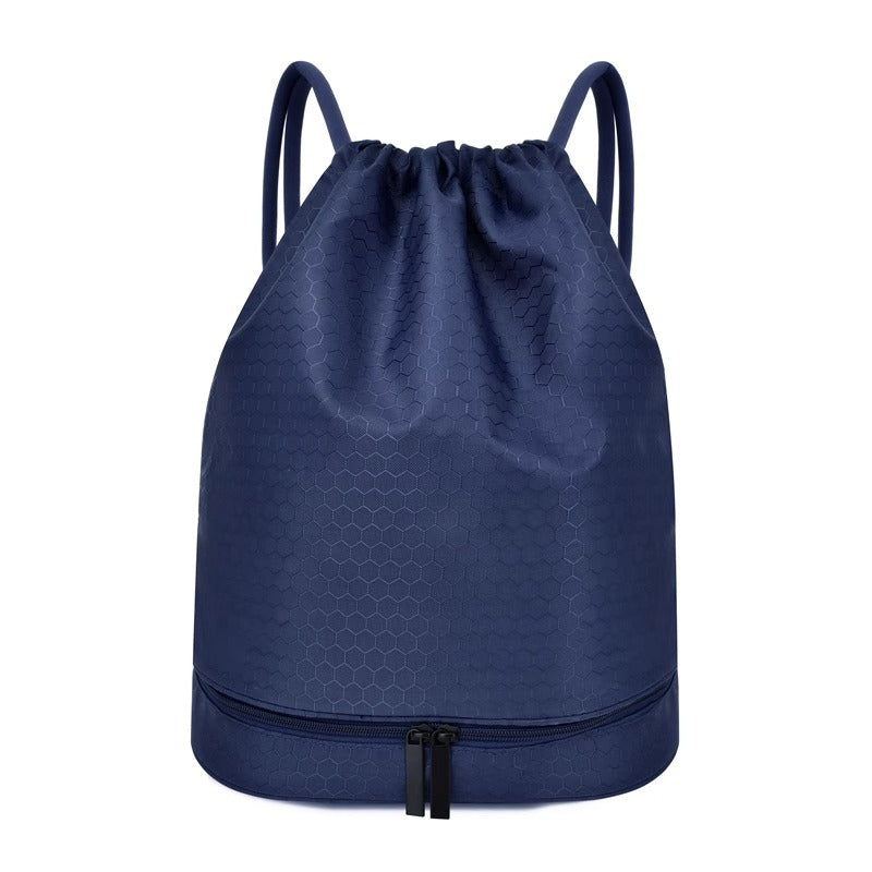 Lightweight Hexagonal Pattern Drawstring Backpack Kalsten