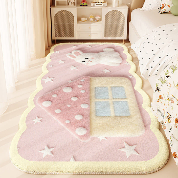 Playful Cartoon Character Area Rug