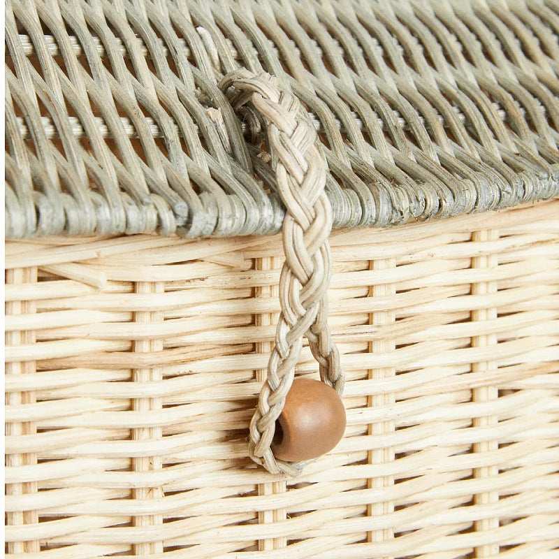 Decorative Woven House-Shaped Storage Basket Kalsten
