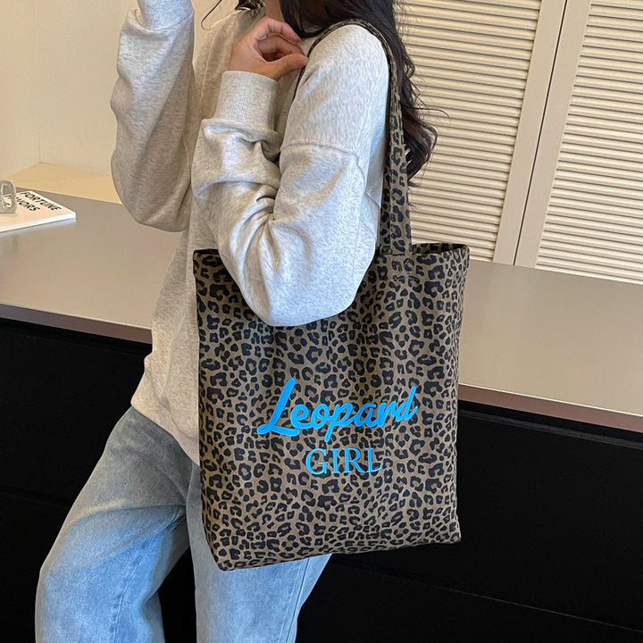Stylish Leopard Print Tote Bag Kalsten