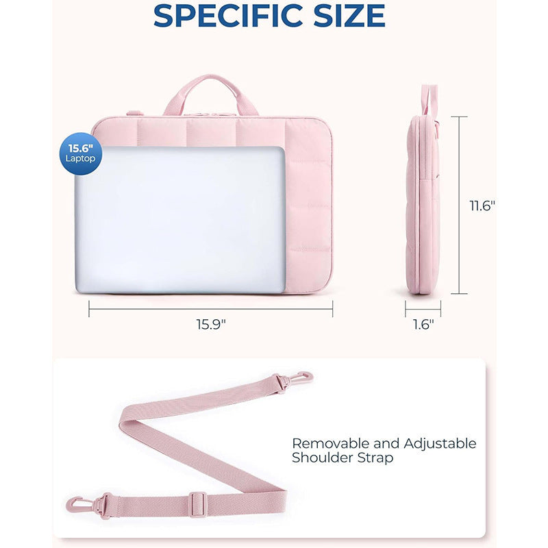 Stylish multifunctional laptop bag with detachable organizer Kalsten
