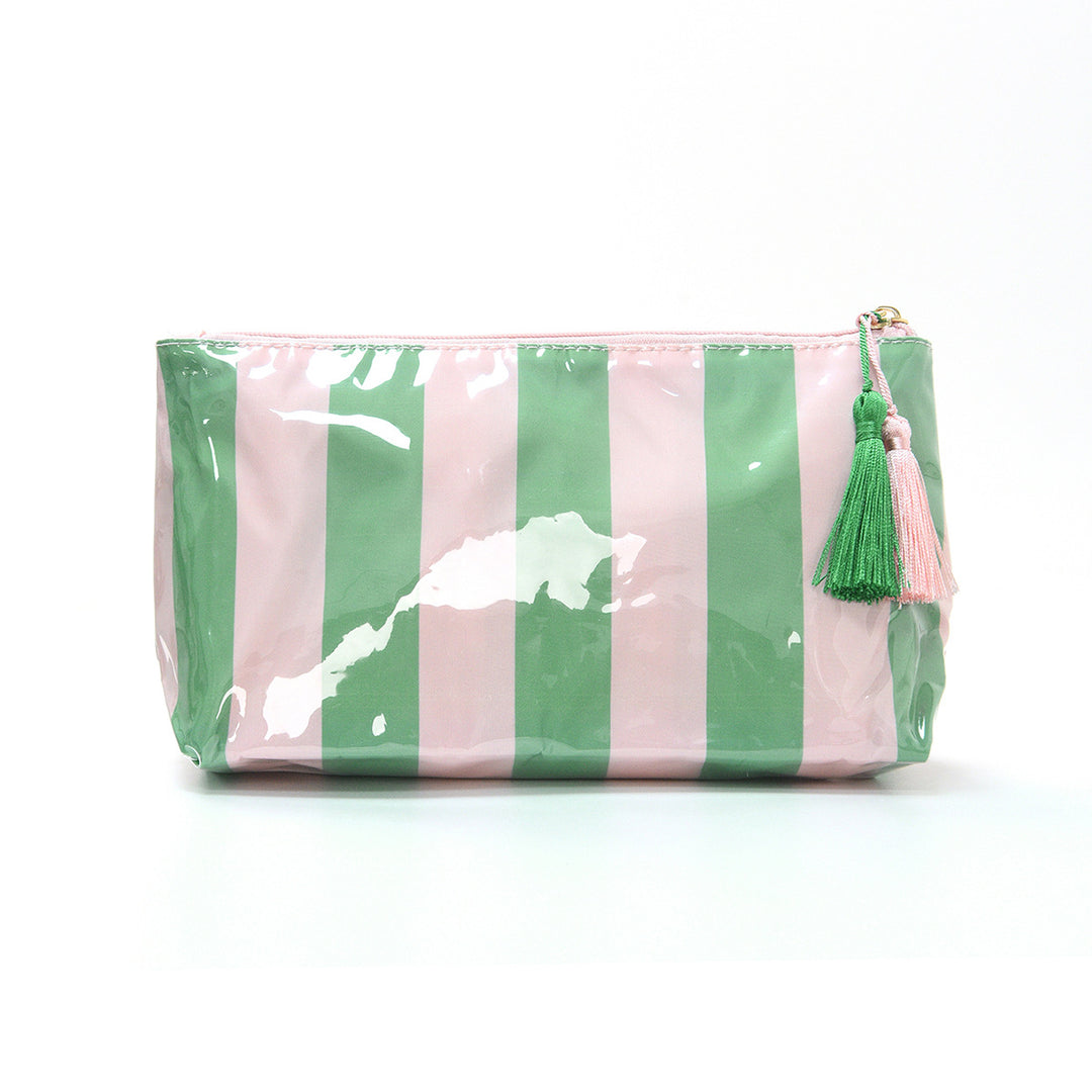 Cosmetic pouch with colorful check pattern Kalsten
