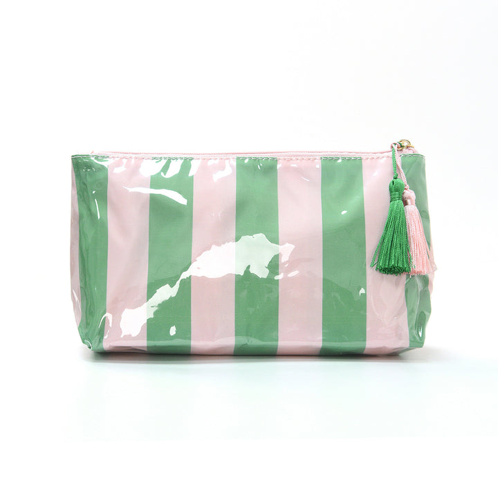 Cosmetic pouch with colorful check pattern Kalsten