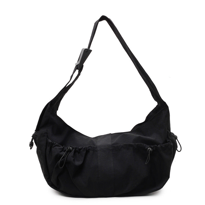 Casual Drawstring Hobo Shoulder Bag