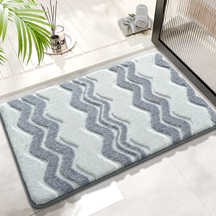 Textured Memory Foam Bathroom Mat Kalsten