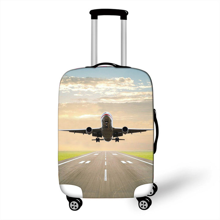 Women's Hard Shell Suitcase with Eye-Catching Airplane Design Kalsten
