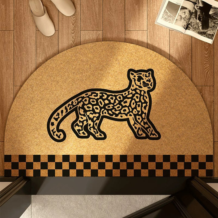 Half-Circle Coir Door Mat