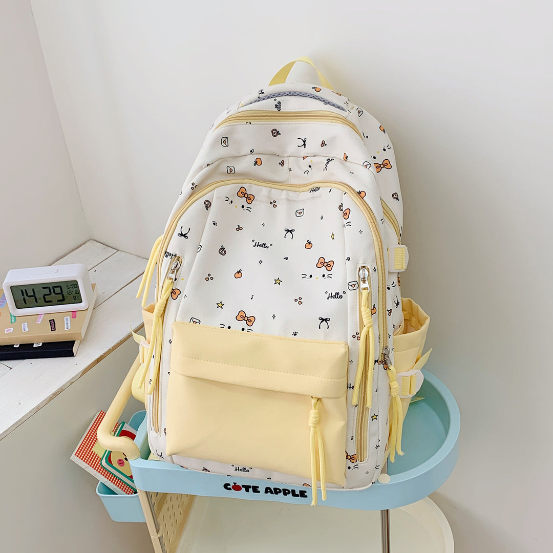 Leisure backpack with charming design and practical compartments Kalsten