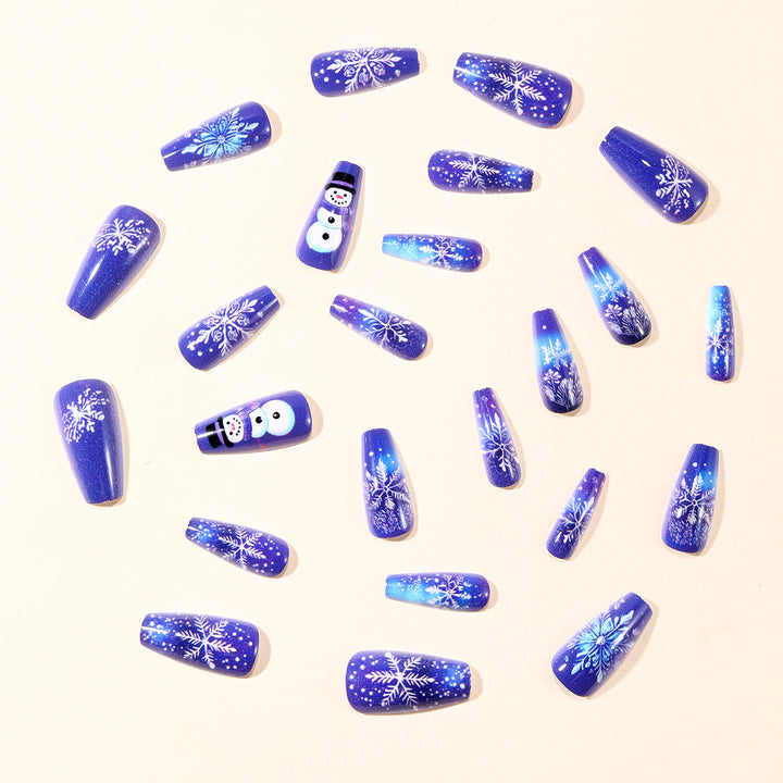 Winter-Themed 3D Nail Art Extensions Kalsten
