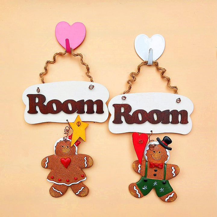 Decorative Gingerbread Room Name Sign