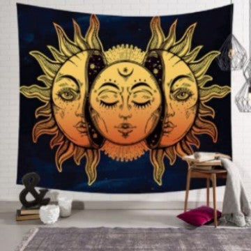 Owl-Inspired Artistic Wall Tapestry