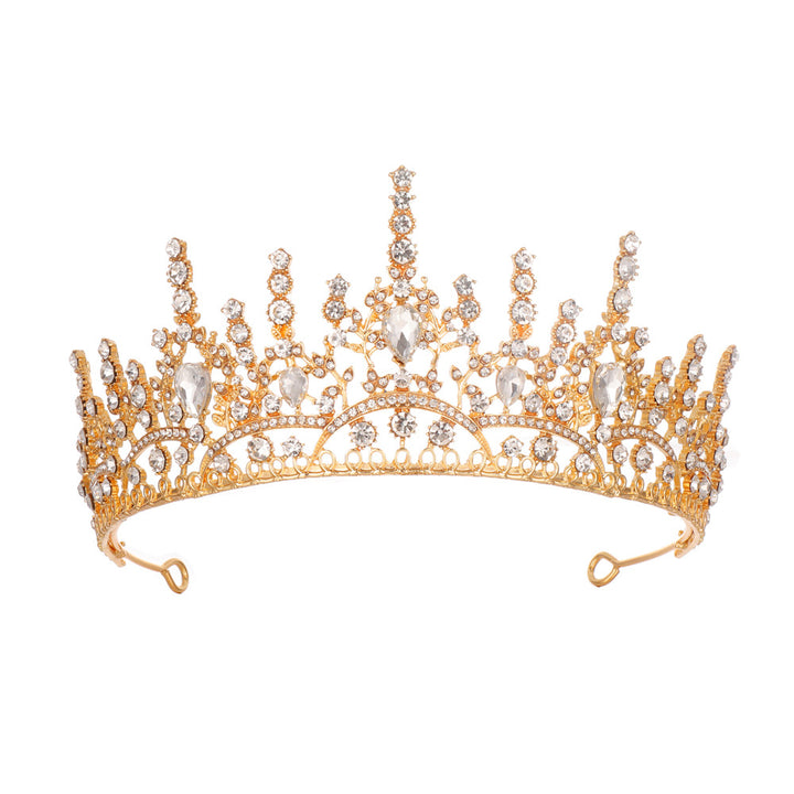 Women Elegant Tiara with Sparkling Crystals Kalsten