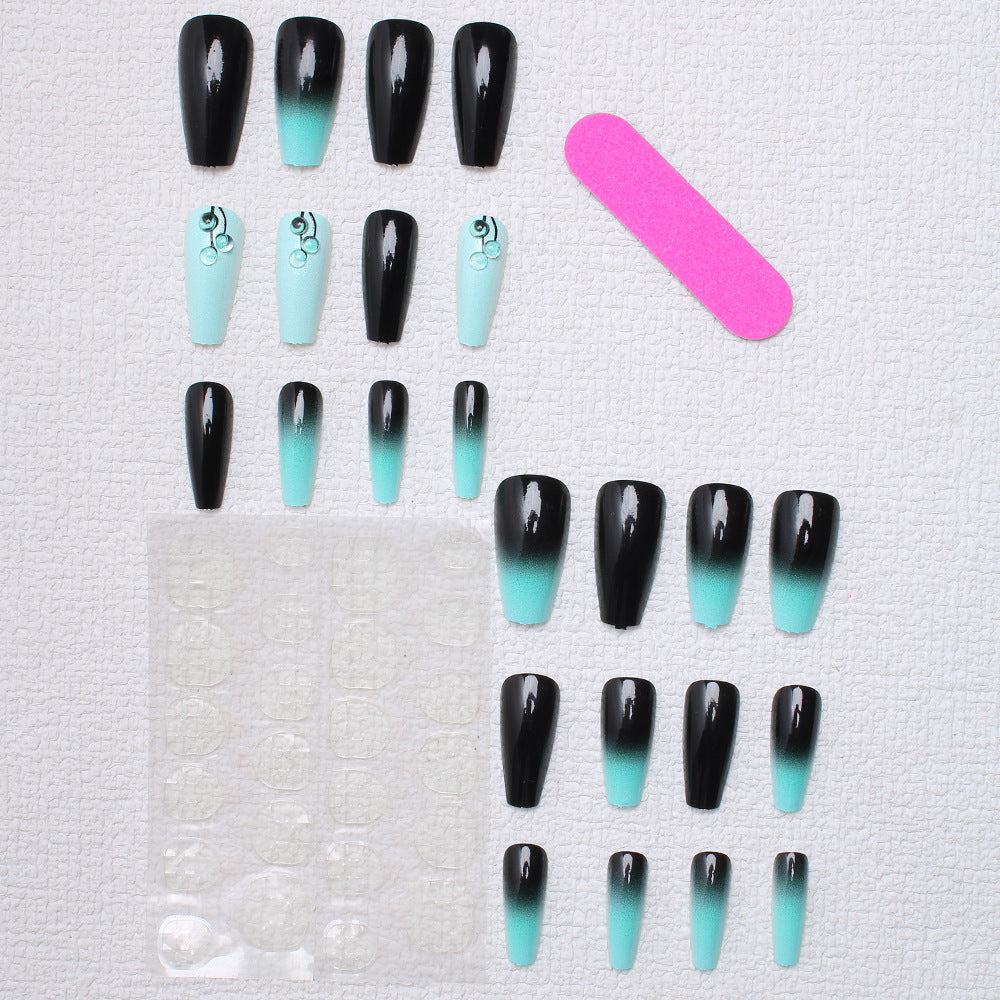Elegant Gradient Press-On Nails Kalsten