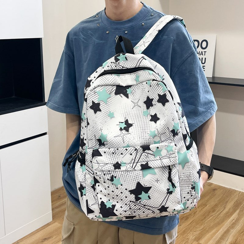 Star-Patterned School Backpack Kalsten