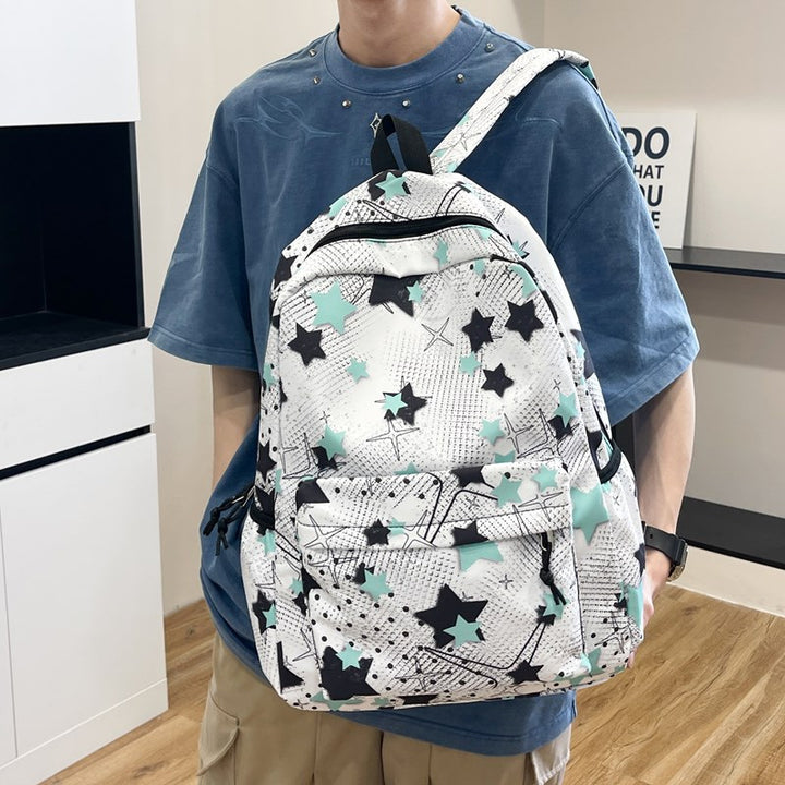 Star-Patterned School Backpack Kalsten