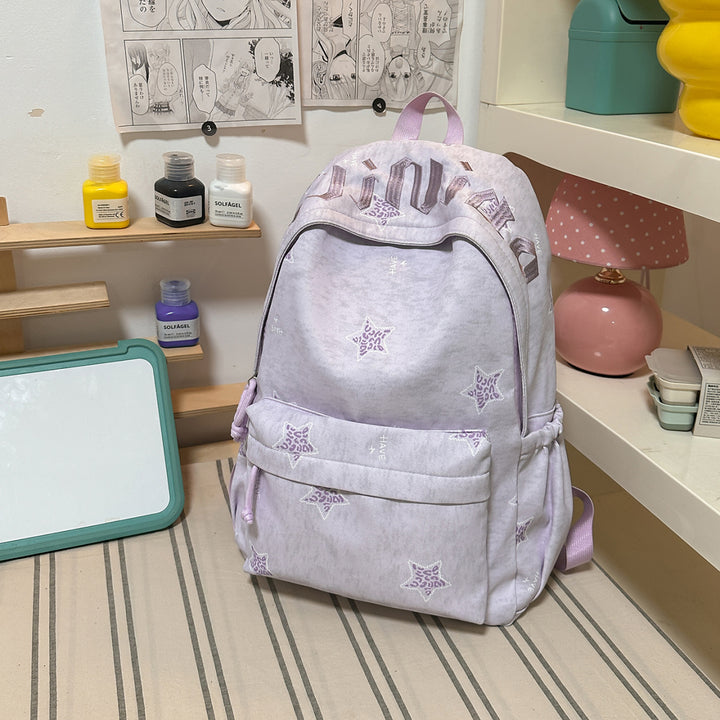 Star Print Decorative Backpack Kalsten