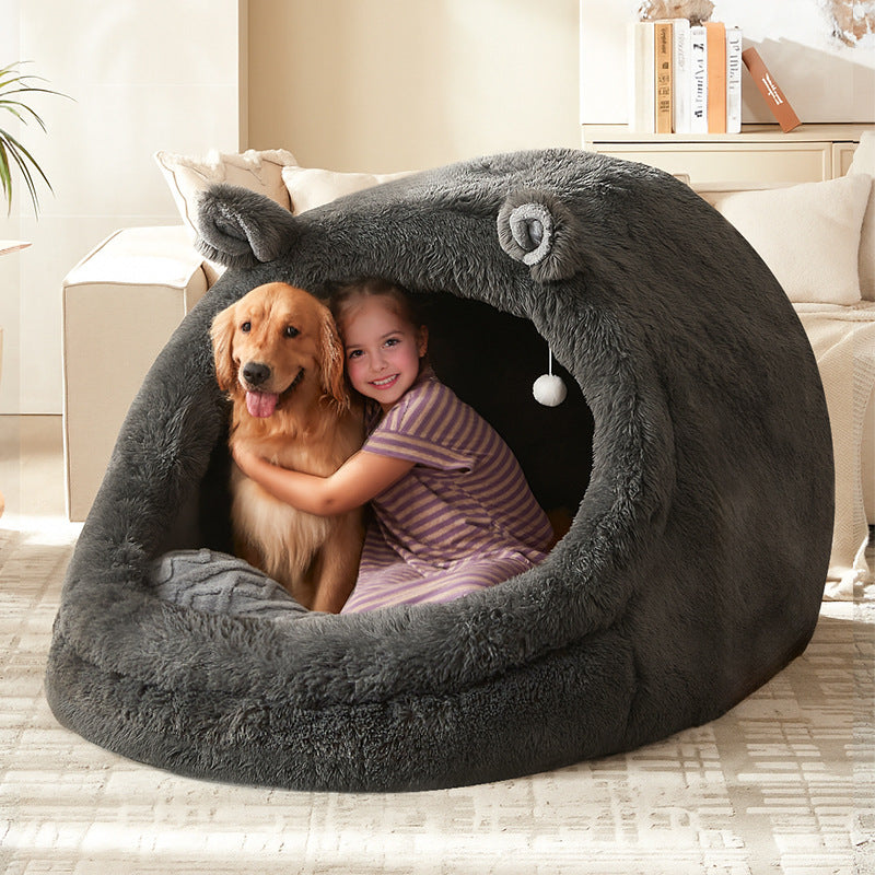 Cozy Cat Cave   Dog Bed