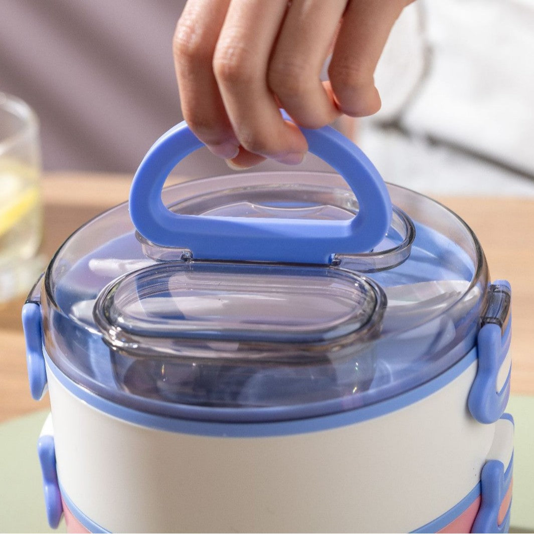 Fun-Themed Multi-Layered Food Storage Container