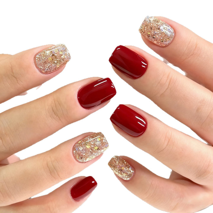 Glossy Gel Nail Art Enhancements Kalsten
