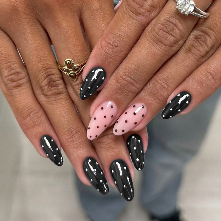 Trendy Polka Dot Press-On Nail Set Kalsten