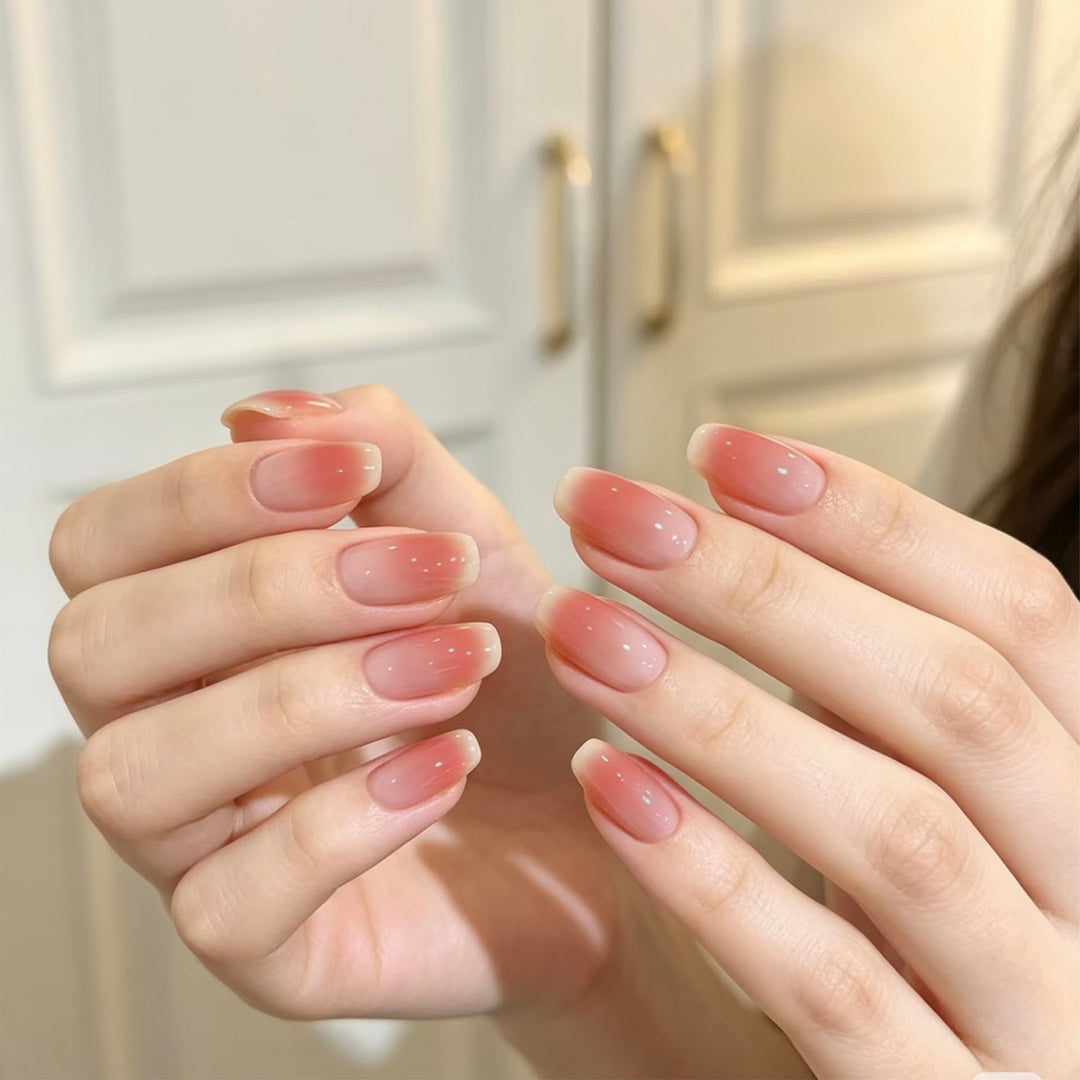 Artful acrylic nails with elegant gradient Kalsten