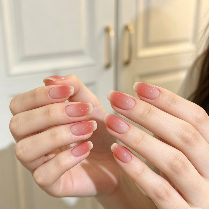 Artful acrylic nails with elegant gradient Kalsten