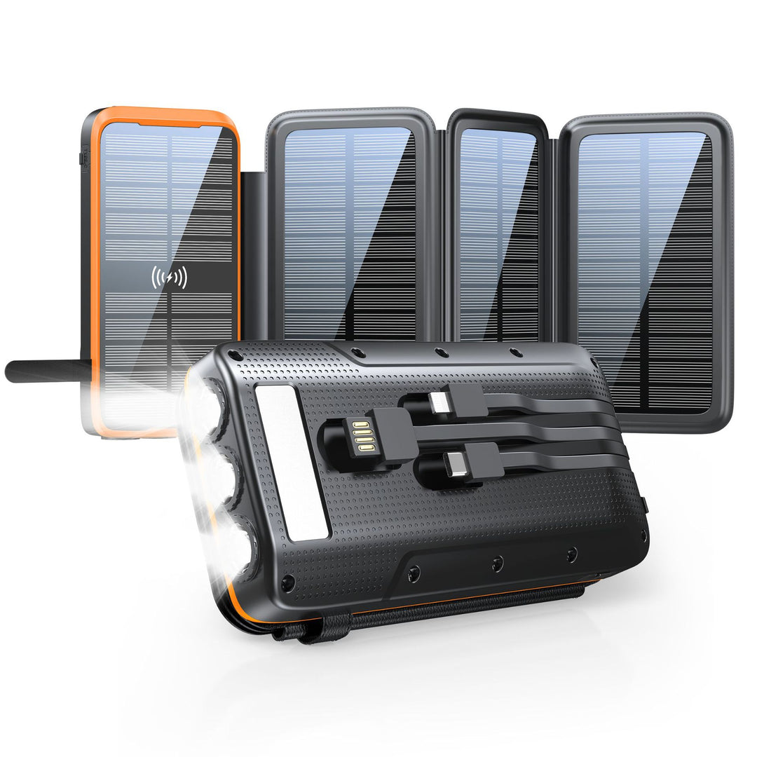 Solar Powerbank with Integrated Flashlight Kalsten