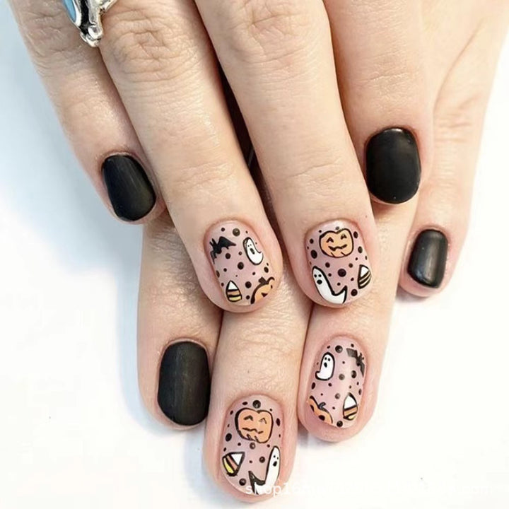 Whimsical Halloween-Themed Press-On Nails Kalsten