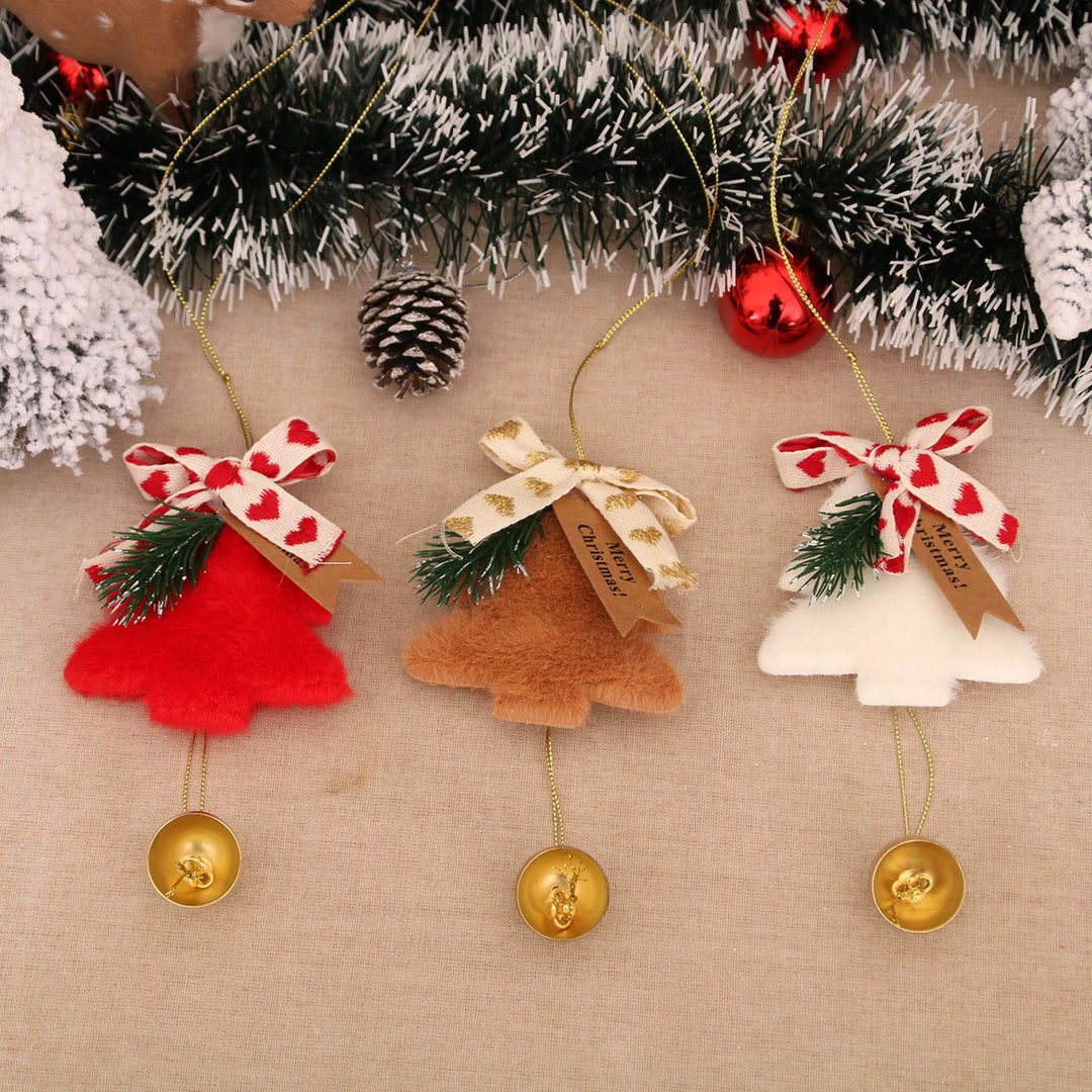 Festive Christmas Tree Ornament with Bell Kalsten