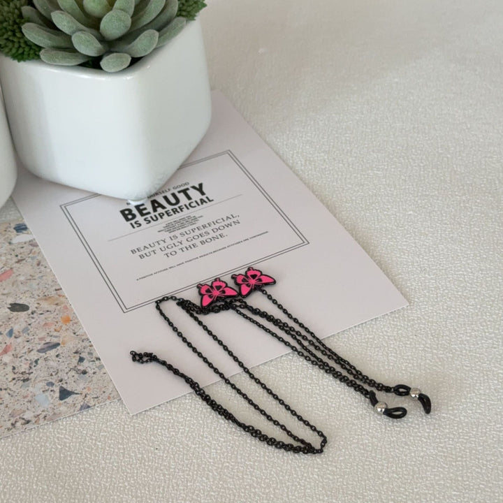 Butterfly-Themed Eyewear Chain Holder Kalsten