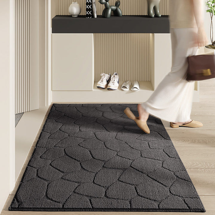 Textured Geometric Area Rug Kalsten