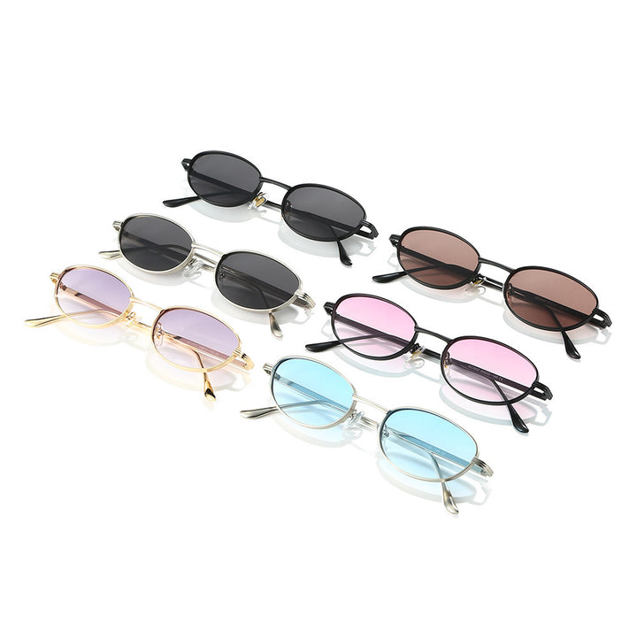Fashion-Forward Oval Frame Sunglasses Kalsten