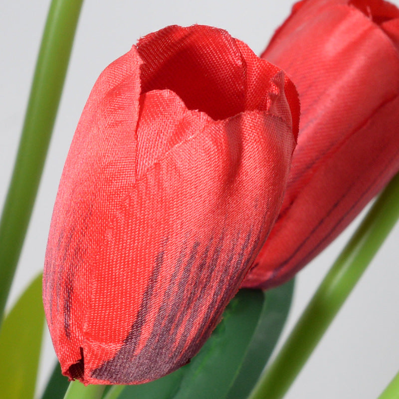 Decorative Faux Tulip Stem Arrangement