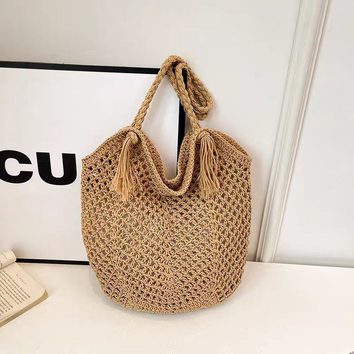 Handcrafted mesh tote bag Kalsten