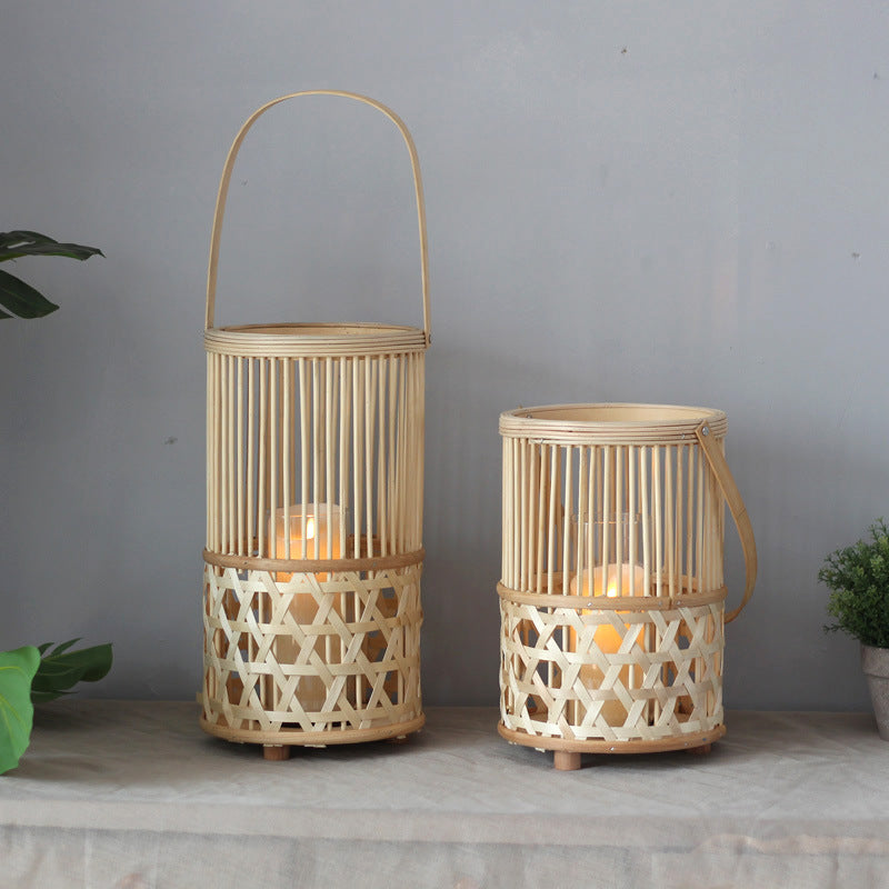 Handcrafted lantern made of rattan Kalsten