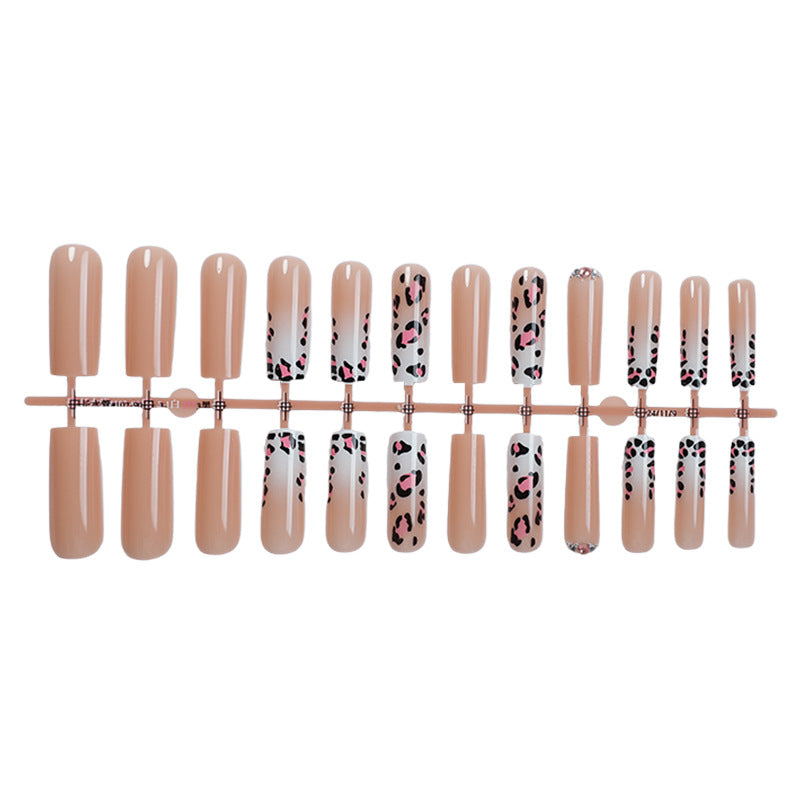 Artistic Leopard Print Press-On Nail Kit kalsten