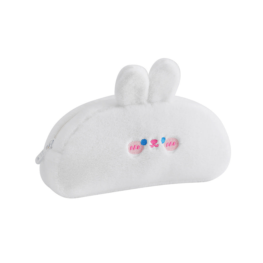 Cute Bear-Shaped Plush Pencil Case Kalsten