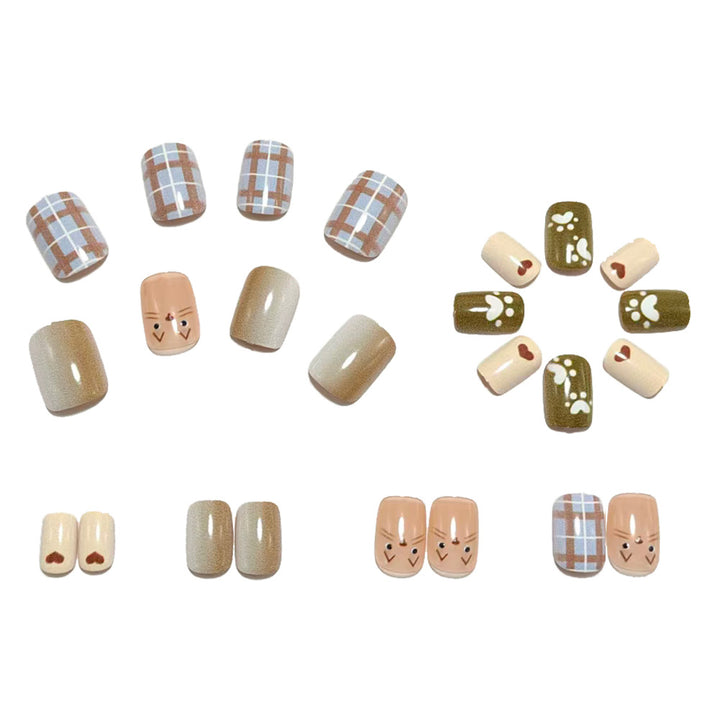 Fun Animal Design Artificial Nails Kalsten