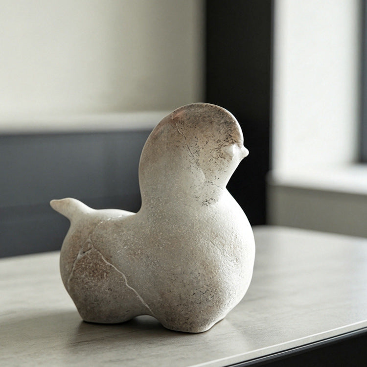Abstract Decorative Bird Sculpture