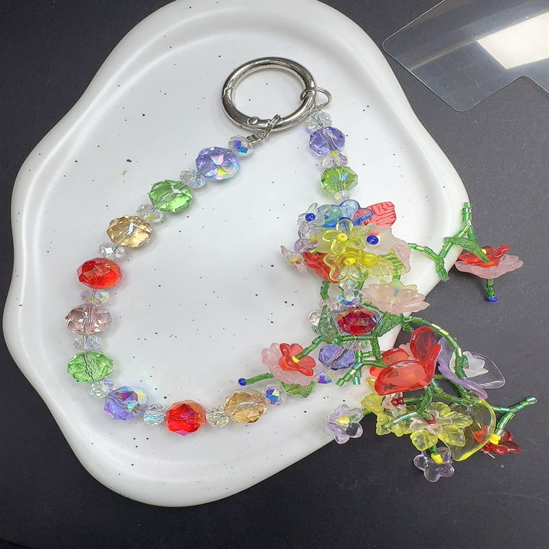 Artistic Floral Charm Keychain Kalsten