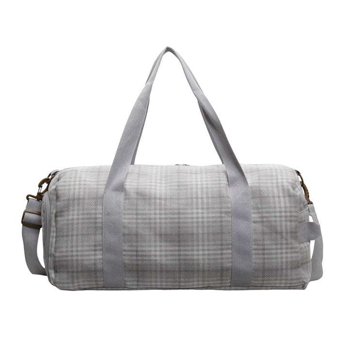 Versatile Checked Travel Duffle Bag Kalsten