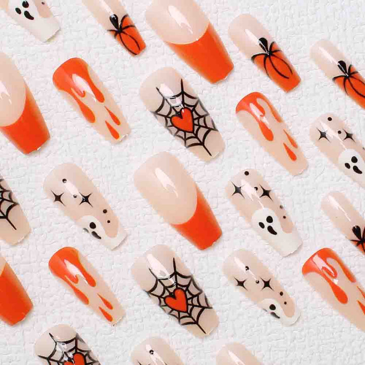 Halloween-Inspired Press-On Nail Art Kalsten