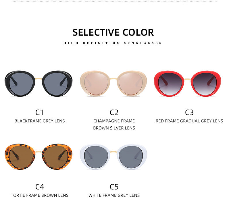Women's Vintage Sunglasses in Elegant Shield Design Kalsten