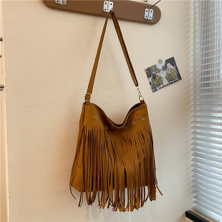 Fringe Suede Crossbody Bag Kalsten