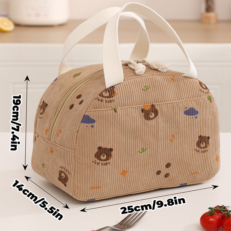 Insulated Lunch Tote with Side Pocket Kalsten