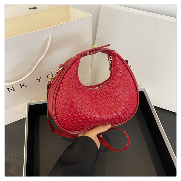 WoTextured Leather Hobo Bag Kalsten