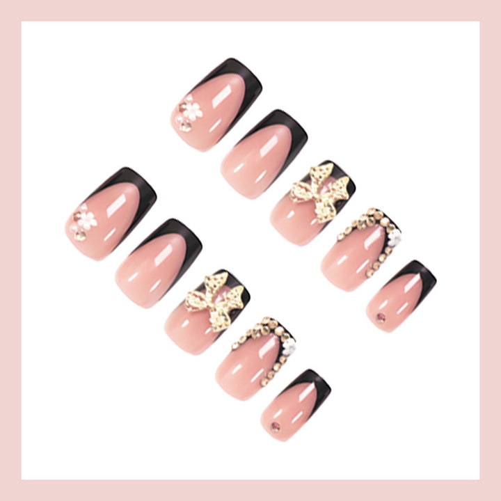 Artificial nail decorations with glamorous design Kalsten