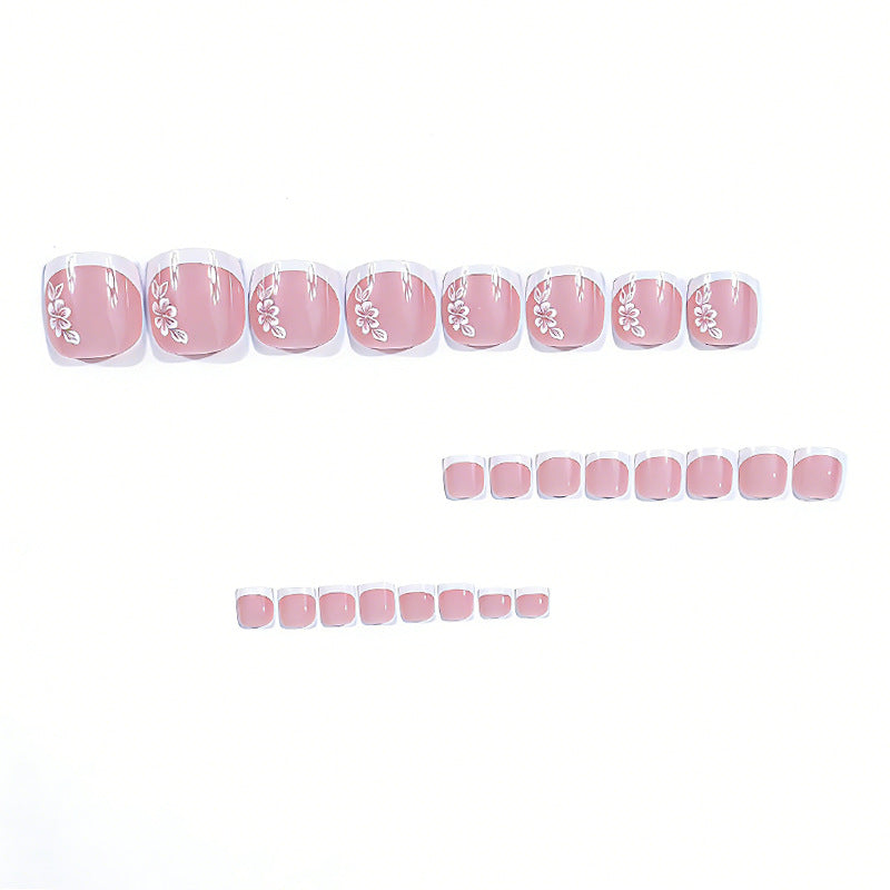 Floral Decorative Gel Toenail Art Kalsten